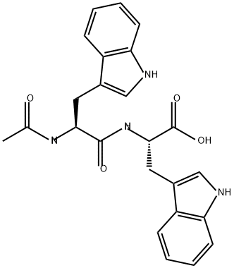 L-Tryptophan, N-acetyl-L-tryptophyl- (9CI) Structural