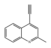 Quinoline, 4-ethynyl-2-methyl- Structural