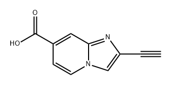Imidazo[1,2-a]pyridine-7-carboxylic acid, 2-ethynyl- Structural