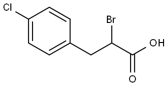 Benzenepropanoic acid, α-bromo-4-chloro- Structural