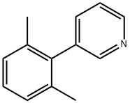 Pyridine, 3-(2,6-dimethylphenyl)- Structural