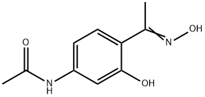 Acetamide, N-[3-hydroxy-4-[1-(hydroxyimino)ethyl]phenyl]- Structural