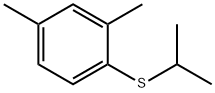 Benzene, 2,4-dimethyl-1-[(1-methylethyl)thio]- Structural
