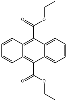 diethyl anthracene-9，10-dicarboxylate Structural