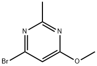 Pyrimidine, 4-bromo-6-methoxy-2-methyl- Structural