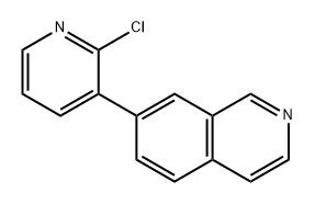 Isoquinoline, 7-(2-chloro-3-pyridinyl)- Structural