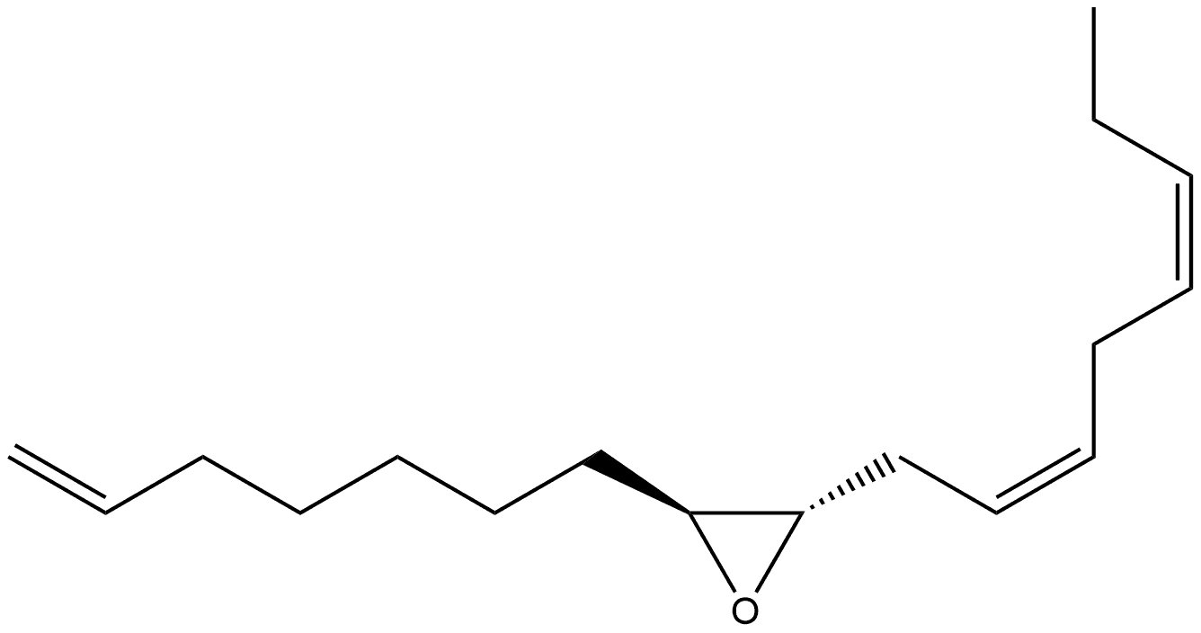 Oxirane, 2-(6-heptenyl)-3-(2,5-octadienyl)-, [2S-[2α,3β(2Z,5Z)]]- (9CI) Structural