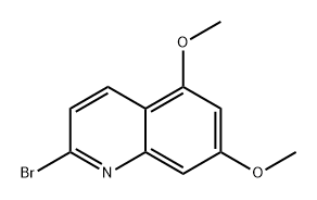 Quinoline, 2-bromo-5,7-dimethoxy- Structural