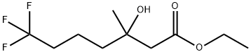 Heptanoic acid, 7,7,7-trifluoro-3-hydroxy-3-methyl-, ethyl ester Structural