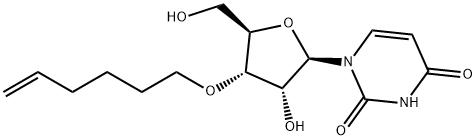 Uridine, 3'-O-5-hexenyl- (9CI) Structural