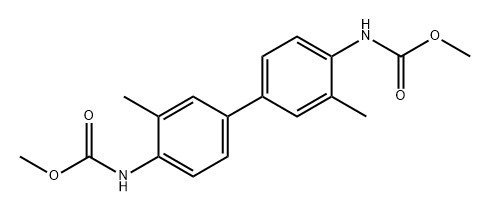 Carbamic acid, (3,3'-dimethyl[1,1'-biphenyl]-4,4'-diyl)bis-, dimethyl ester (9CI) Structural