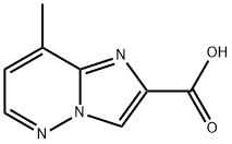 Imidazo[1,2-b]pyridazine-2-carboxylic acid, 8-methyl- Structural