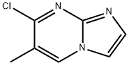 Imidazo[1,2-a]pyrimidine, 7-chloro-6-methyl- Structural