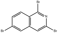 Isoquinoline, 1,3,6-tribromo- Structural