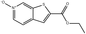Thieno[2,3-c]pyridine-2-carboxylic acid, ethyl ester, 6-oxide Structural
