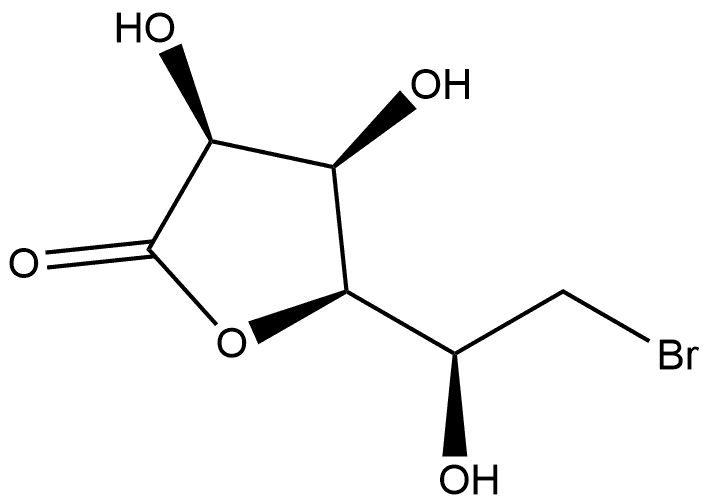 D-Mannonic acid, 6-bromo-6-deoxy-, γ-lactone Structural