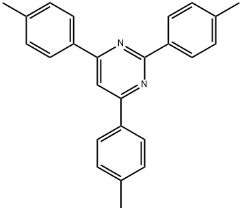 Pyrimidine, 2,4,6-tris(4-methylphenyl)- Structural