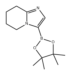 Imidazo[1,2-a]pyridine, 5,6,7,8-tetrahydro-3-(4,4,5,5-tetramethyl-1,3,2-dioxaborolan-2-yl)- Structural