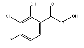 Benzamide, 3-chloro-4-fluoro-N,2-dihydroxy- Structural