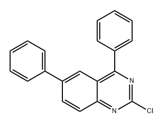 Quinazoline, 2-chloro-4,6-diphenyl- Structural