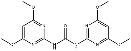 Urea, N,N'-bis(4,6-dimethoxy-2-pyrimidinyl)- Structural