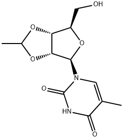 Uridine, 2',3'-O-ethylidene-5-methyl- Structural
