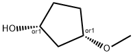 rel-(1R,3S)-3-methoxycyclopentan-1-ol Structural