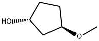 rel-(1R,3R)-3-methoxycyclopentan-1-ol Structural