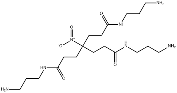 Heptanediamide, N1,N7-bis(3-aminopropyl)-4-[3-[(3-aminopropyl)amino]-3-oxopropyl]-4-nitro- Structural
