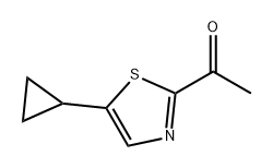 Ethanone, 1-(5-cyclopropyl-2-thiazolyl)- Structural