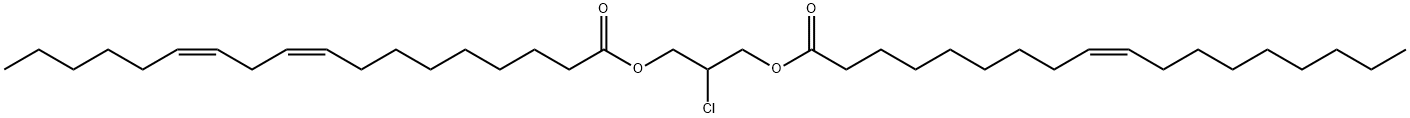 rac-1-Linoleoyl-3-oleoyl-2-chloropropanediol Structural