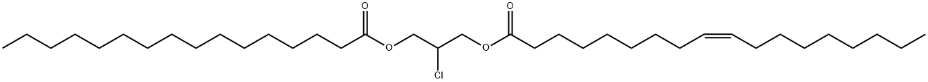 rac-1-Palmitoyl-3-oleoyl-2-chloropropanediol Structural