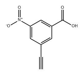 Benzoic acid, 3-ethynyl-5-nitro- Structural