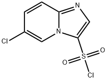 Imidazo[1,2-a]pyridine-3-sulfonyl chloride, 6-chloro- Structural