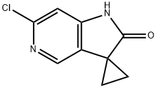 Spiro[cyclopropane-1,3'-[3H]pyrrolo[3,2-c]pyridin]-2'(1'H)-one, 6'-chloro- Structural