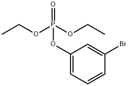 Phosphoric acid, 3-bromophenyl diethyl ester Structural