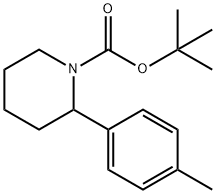 tert-butyl 2-p-tolylpiperidine-1-carboxylate Structural