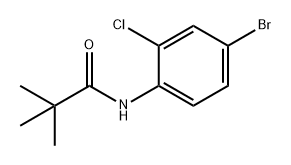 Propanamide, N-(4-bromo-2-chlorophenyl)-2,2-dimethyl- Structural