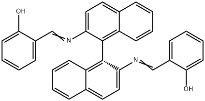 Phenol, 2,2'-[(1R)-[1,1'-binaphthalene]-2,2'-diylbis(nitrilomethylidyne)]bis- Structural