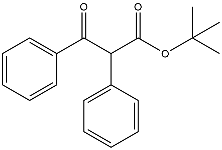 Benzenepropanoic acid, β-oxo-α-phenyl-, 1,1-dimethylethyl ester Structural