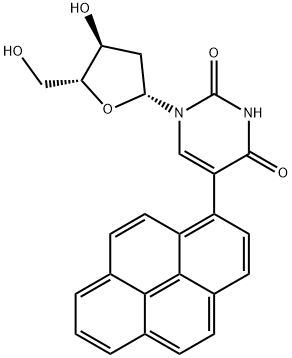 Uridine, 2'-deoxy-5-(1-pyrenyl)- Structural