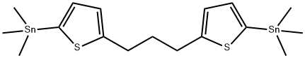 Stannane, 1,1'-(1,3-propanediyldi-5,2-thiophenediyl)bis[1,1,1-trimethyl- Structural