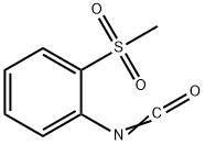 Benzene, 1-isocyanato-2-(methylsulfonyl)- Structural