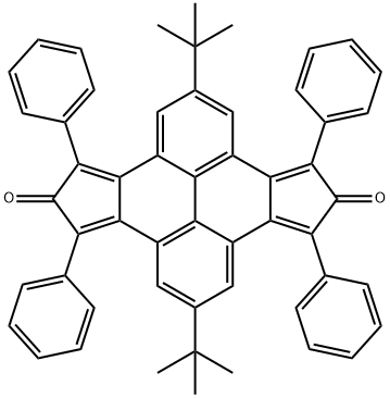 Dicyclopenta[e,l]pyrene-5,11-dione, 2,8-bis(1,1-dimethylethyl)-4,6,10,12-tetraphenyl- Structural