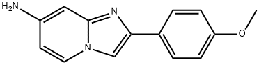 Imidazo[1,2-a]pyridin-7-amine, 2-(4-methoxyphenyl)- Structural