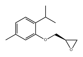 Oxirane, 2-[[5-methyl-2-(1-methylethyl)phenoxy]methyl]-, (2R)- Structural