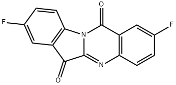 Indolo[2,1-b]quinazoline-6,12-dione, 2,8-difluoro- Structural