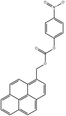 Carbonic acid, 4-nitrophenyl 1-pyrenylmethyl ester Structural