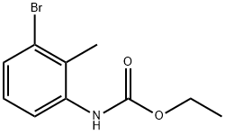 ethyl (3-bromo-2-methylphenyl)carbamate Structural
