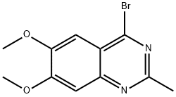Quinazoline, 4-bromo-6,7-dimethoxy-2-methyl- Structural